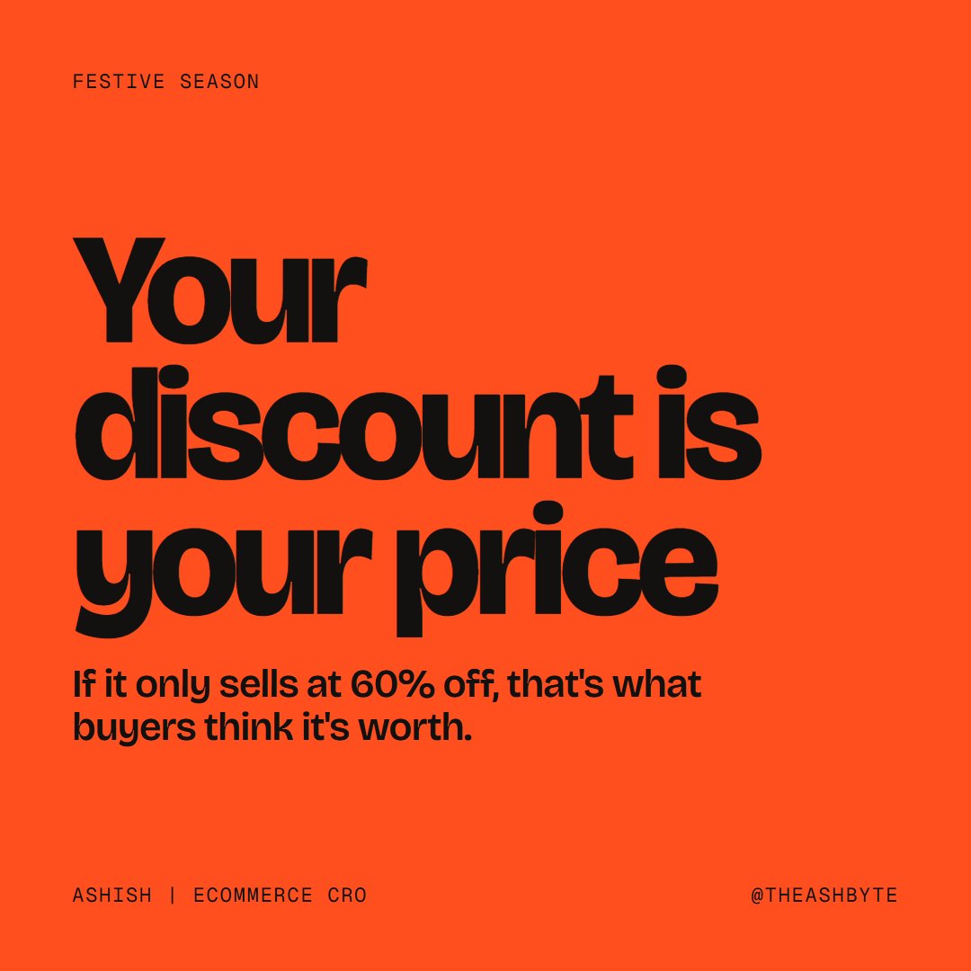 theashbyte's tweet photo. Litter Robot sells a $699 product on TikTok Shop and refuses the deep discount game everyone there plays.

Festive season is here and the 60% off banners are coming.

If your product only moves at 60% off, that's your real price now. A discount is an event, not a lifestyle. https://t.co/b7C5Ipxwh1