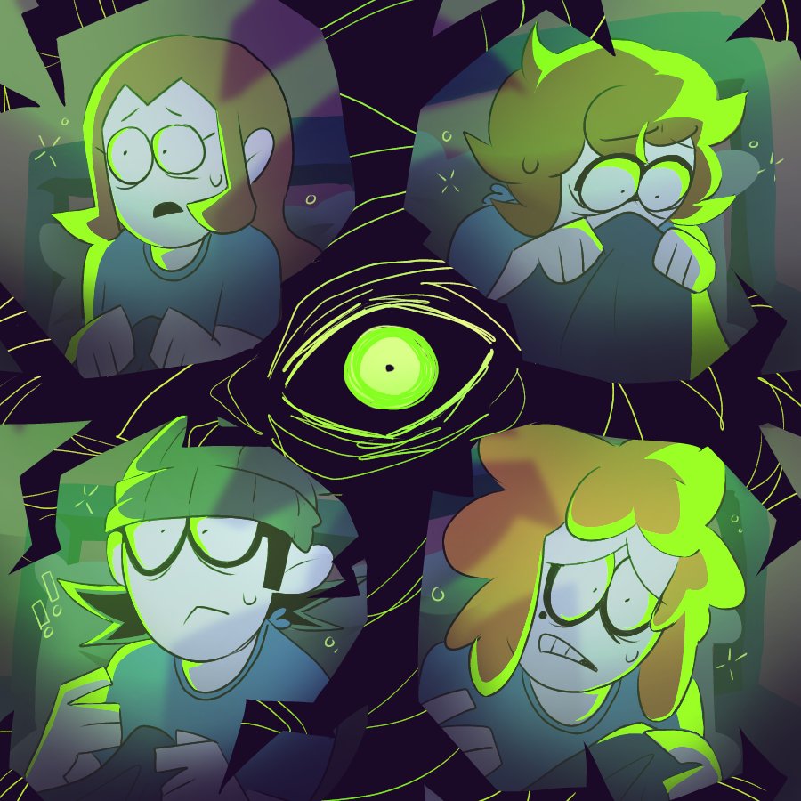 Tiredapple_'s tweet photo. #spookymonth #spookymonth7 
What are they afraid of? https://t.co/UWDMG60LAp