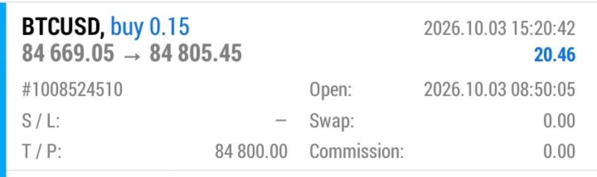 Zk_Trader6's tweet photo. #BTCUSD BUY 

TARGET 2 COMPLETE  PROFIT DONE 👍

CLOSE HALF PROFIT 🎉. HOLD WITH BEARKVEN https://t.co/yaX4kSqn3m