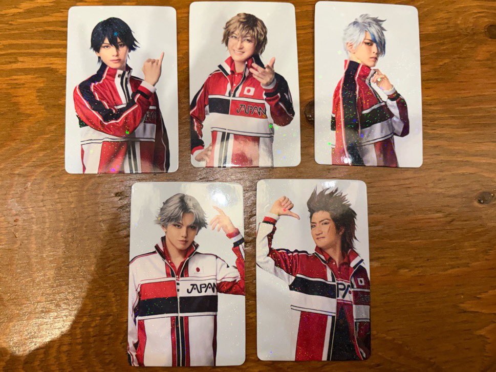a_m_esam's tweet photo. 【交換】新テニミュ トレカ 日本

【譲】　跡部、徳川、入江、越知、鬼
【求】　越前

10/4昼会場付近にて手渡しまたは郵送希望
お気軽にお声掛けください。 https://t.co/ivqR8BSnmk
