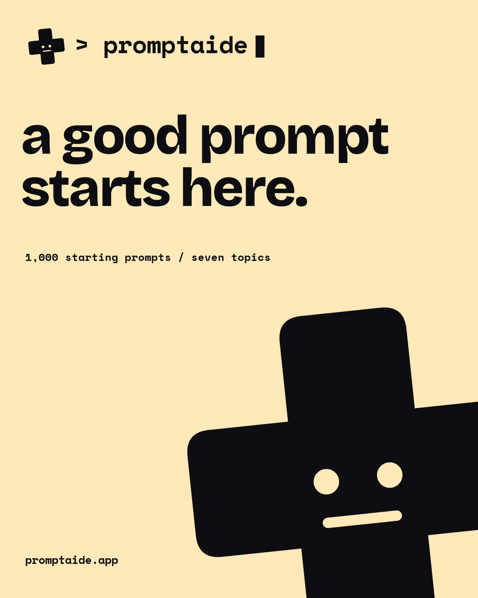 Promptaide tweet picture