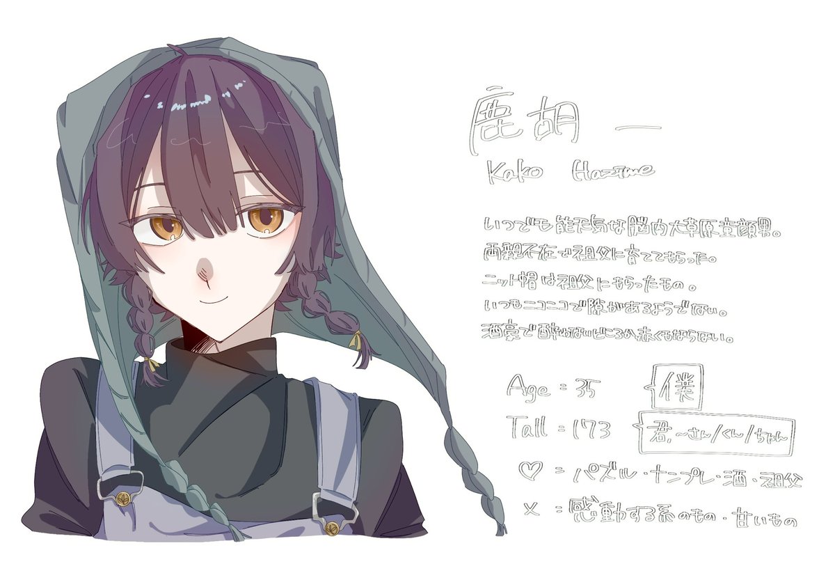 Kani1219_'s tweet photo. かこさん（35）‼️

#創作 #OC https://t.co/Ix9fdkY9VV
