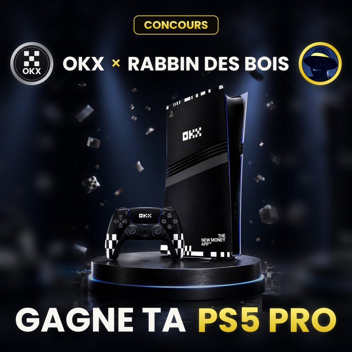rabbindesbois's tweet photo. CONCOURS : une PS5 Pro édition limitée OKX à gagner

Pour participer :
Follow @rabbindesbois et @okx
Like + RT + commente

Bonus hors concours : je t'offre 20€ si tu crées un compte OKX via mon lien et fais 1 trade de 10€

https://t.co/SXtvcbXNGG

Tirage le 11 Octobre https://t.co/5odPLrYmBt