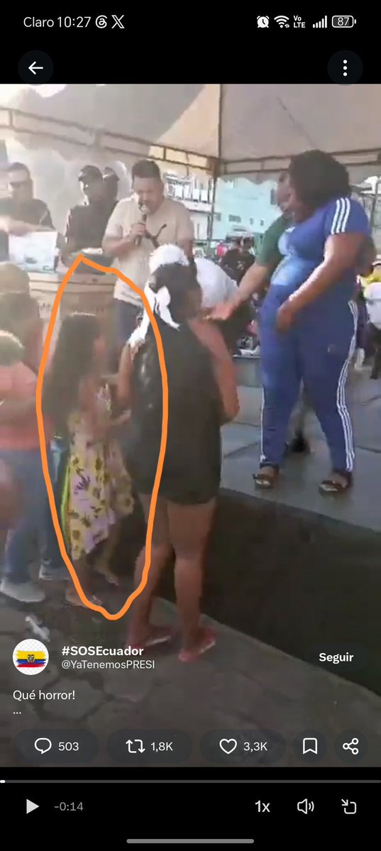 opinionldu's tweet photo. @RobertaZam_ofi La niña que sube a la tarima la llaman Engrid o Ingrid. La  adulta joven que sale en el video se llama Kendra. 

No mientas Roberta. https://t.co/1bXcpZmhDd