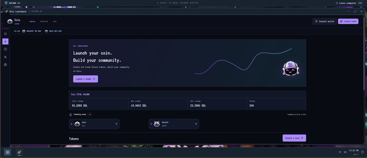 3Dsola's tweet photo. You can now use the computer in Sola.

Open the virtual desktop and explore its built-in app all inside the Sola universe.

https://t.co/sAwSdlxLC9 https://t.co/gVDlngUPah