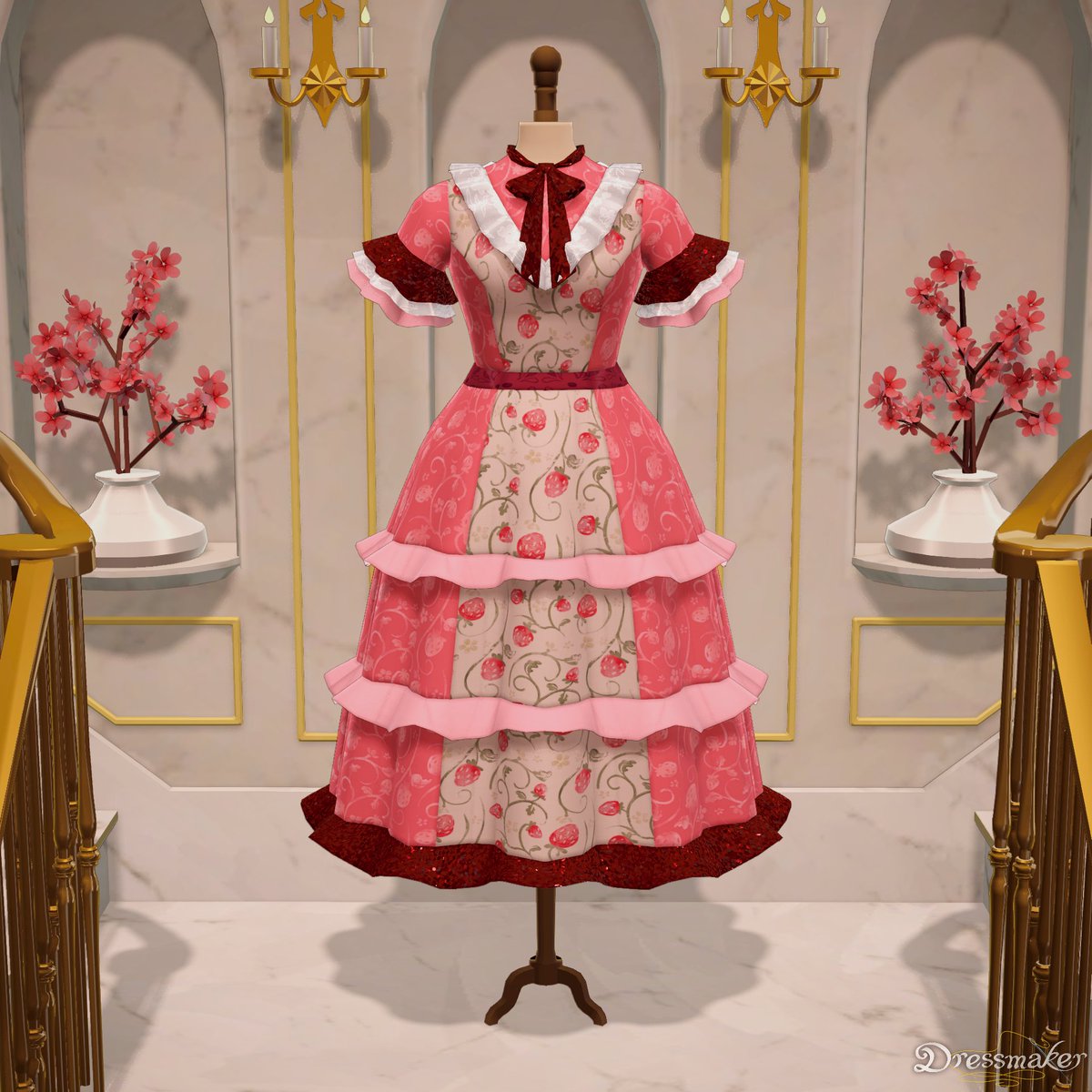 farming0616's tweet photo. 被老王實況推坑遊戲Dressmaker，已經狂縫了一個禮拜......真的好好玩......天啊...... https://t.co/kdKvT89qkX