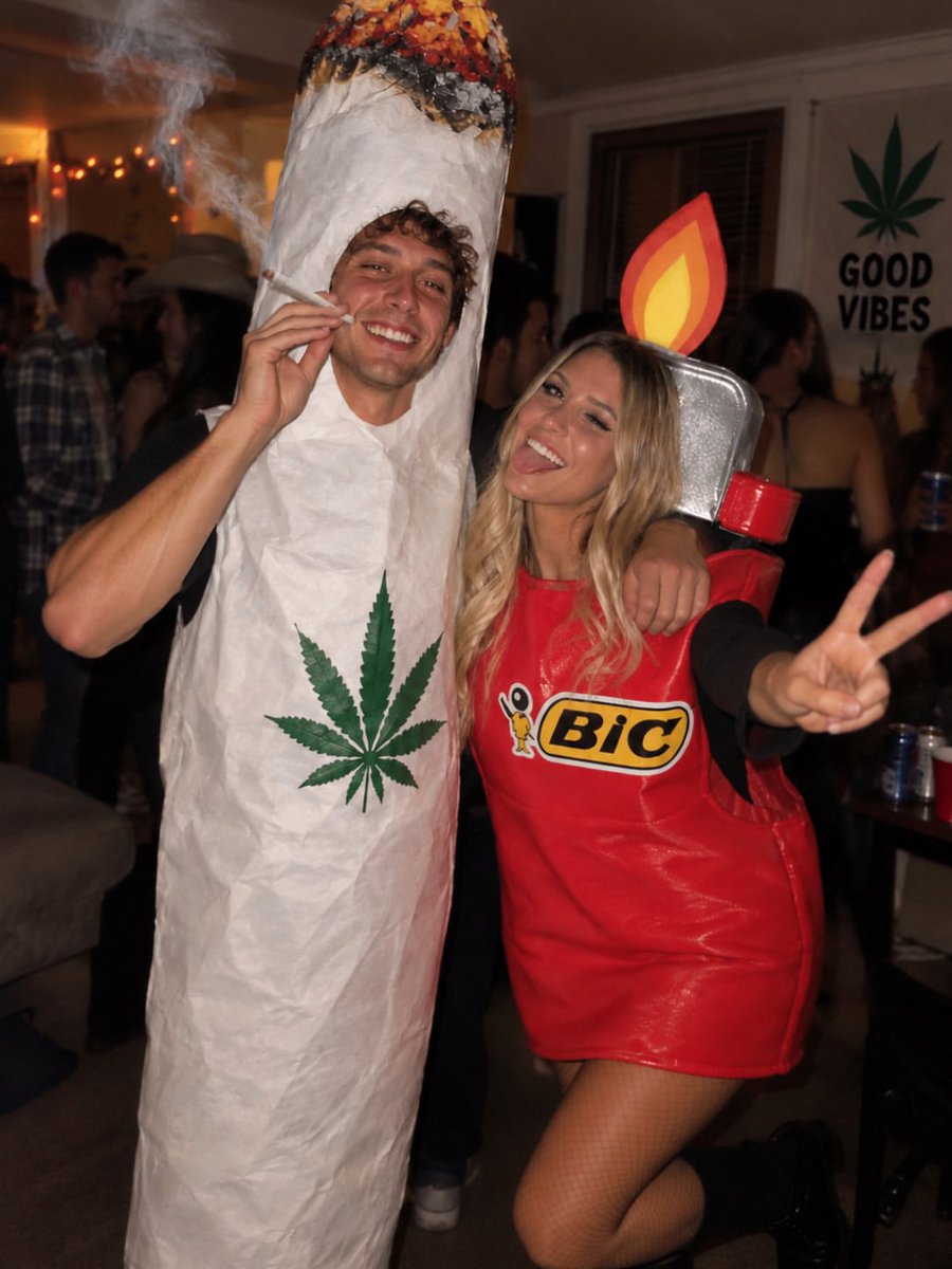 SPACECANNABIS's tweet photo. Eu e ela no halloween https://t.co/vFfrrtcEdN