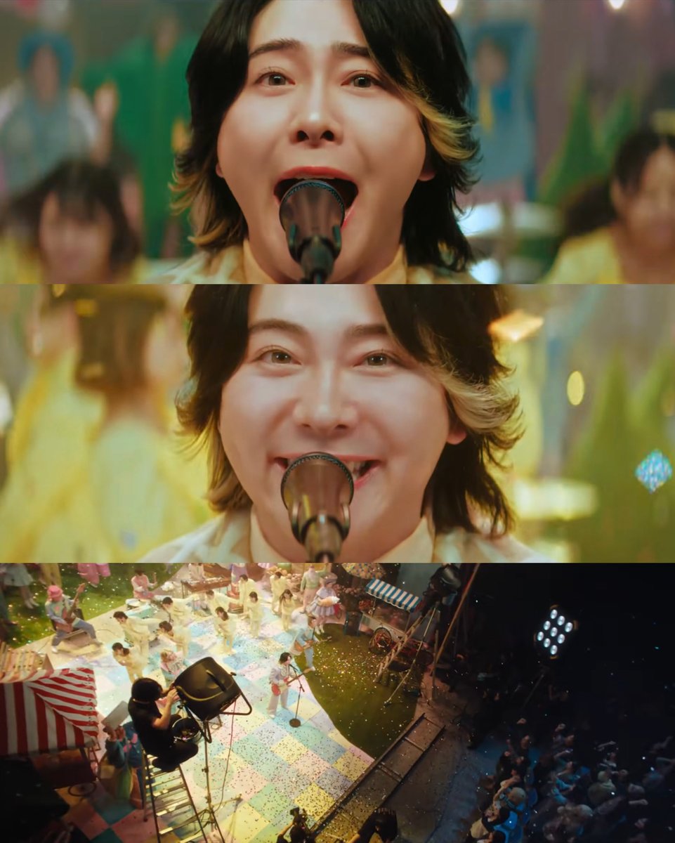 kinu_mga's tweet photo. 3年前テレビでケセラセラやMagicを笑顔でパフォーマンスしてるキラキラ華やかなバンドが気になって初めてちゃんと歌詞に注目して曲聴いた時に、｢勘違いしてた…この人たちずっと泣きながら笑ってたんだ｣と思って一気に惹かれたことを思い出すMV。あの時私はミセスの共犯者になったんだ
#ミセス共犯 https://t.co/qzGv1sMKz5