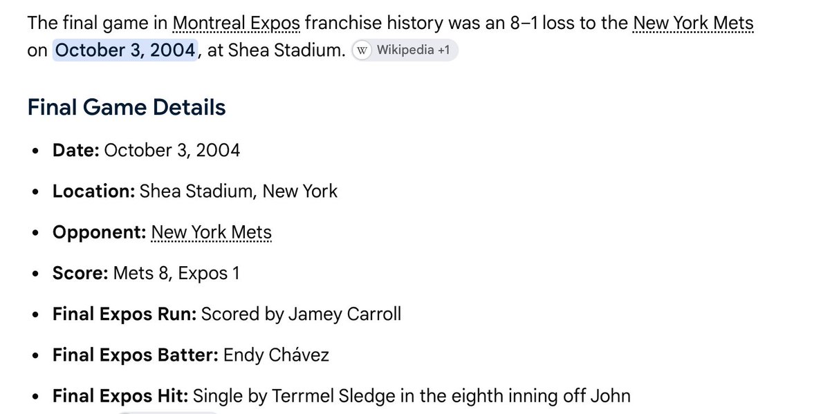 ashkan's tweet photo. Today marks the anniversary of the @Montreal_Expos' final game.

And this week, the Restoration of the Expos became inevitable.

I'll explain what went down in a video later today/tomorrow.

We're no longer in any kind of rush. The leverage has now tilted in the Peanut Project's favour. On... all... fronts.