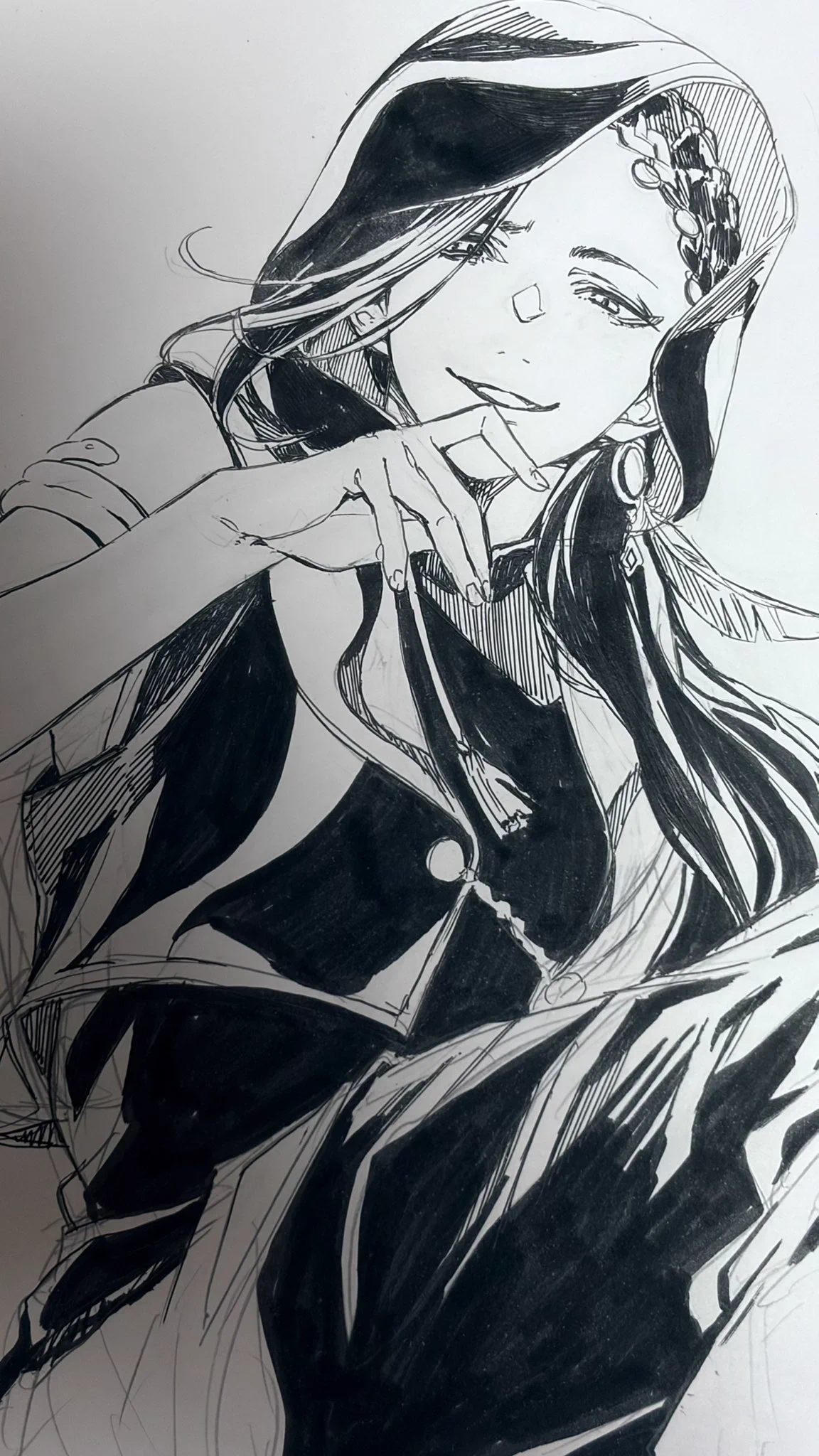 人生で一度くらいAI疑われて手描き証明がしてみたいんですが、 たぶん