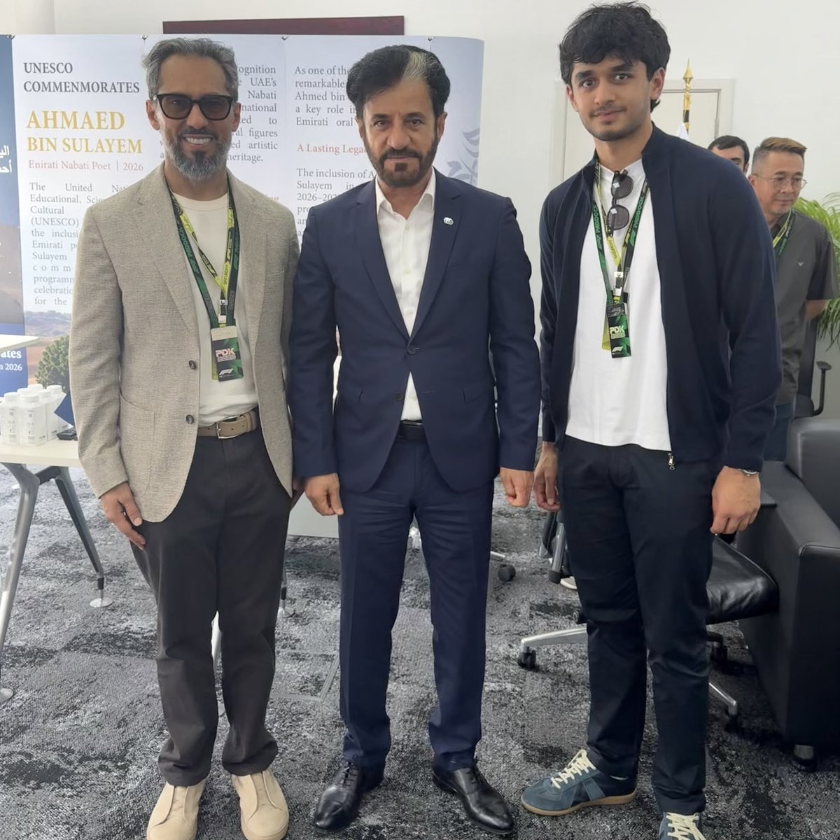 moodewji's tweet photo. A great time at F1 Malaysia! 🏎️

It was an honour to meet H.E. Mohammed Ben Sulayem, President of the Fédération Internationale de l’Automobile (FIA), the global governing body for motorsport, including Formula 1. It was also a pleasure to spend time with my good friend Mr. Fuad, Chairman of Pacific Interlink.

Fast cars, great company and an incredible #F1 #weekend!