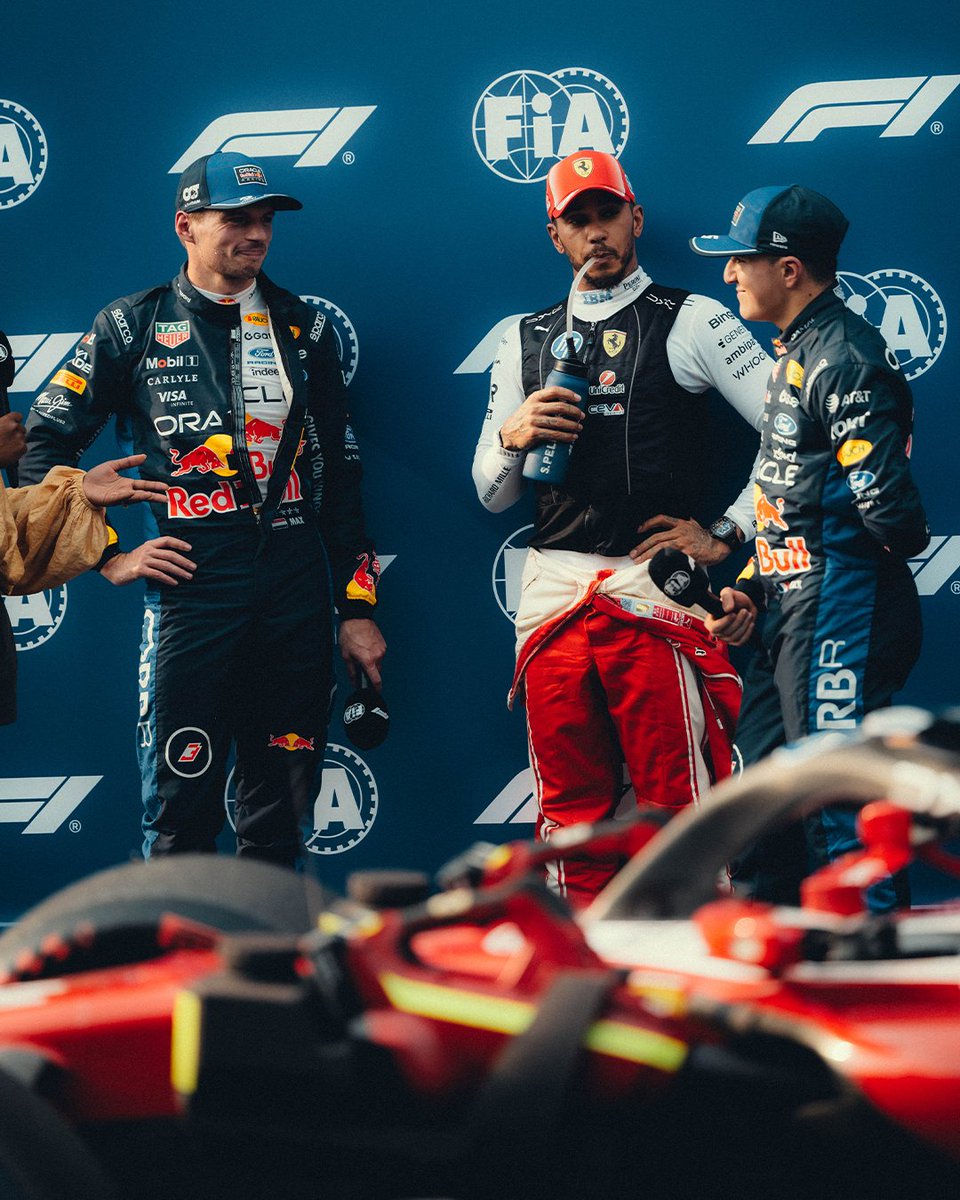 ScuderiaFerrari's tweet photo. Not a bad way to round out our Saturday 👋 https://t.co/luqSUPev5E