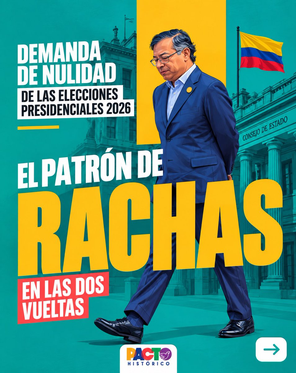 PactoCol's tweet photo. La democracia no puede pedirle a Colombia un acto de fe.

Llevamos ante el @consejodeestado una demanda contra la elección presidencial de 2026 acompañada de pruebas periciales que reportan graves interrogantes estadísticos y técnicos sobre los resultados y la verificabilidad digital de los E-14.

No pedimos que nadie crea nuestra palabra. Pedimos que se abran las pruebas, se preserven las fuentes, se cotejen los E-14 físicos con los digitales y se establezca la verdad electoral.

Una elección presidencial debe poder resistir cualquier verificación. Colombia merece saber qué ocurrió con cada voto.

Que hablen las pruebas. Que decida la justicia. @petrogustavo  @IvanCepedaCast