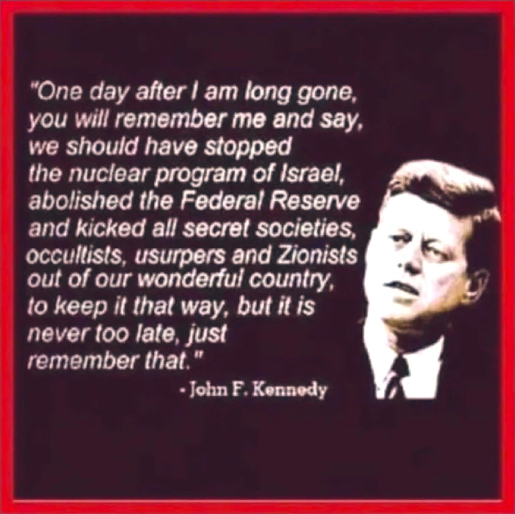 irlandarra2019's tweet photo. JFK was killed by Israel https://t.co/ldRPVb4txL