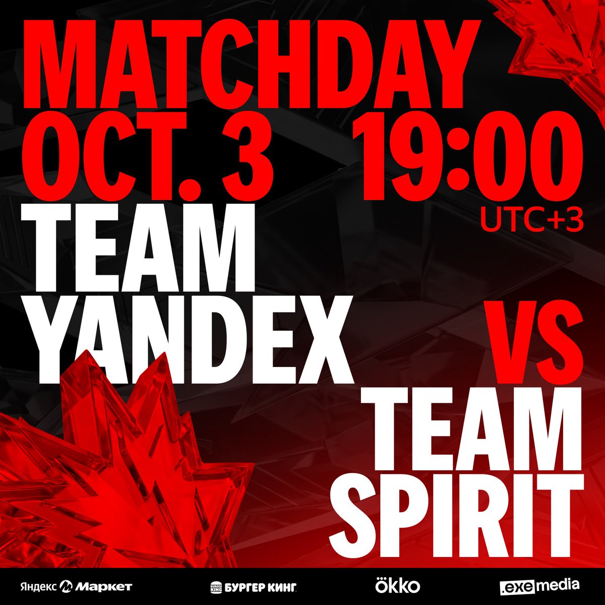 TeamYandex's tweet photo. It’s been a while since we last faced Team Spirit.
Playing them today at @BLASTDota!

https://t.co/bBLF3gWOmQ https://t.co/ArWL4Klm9m
