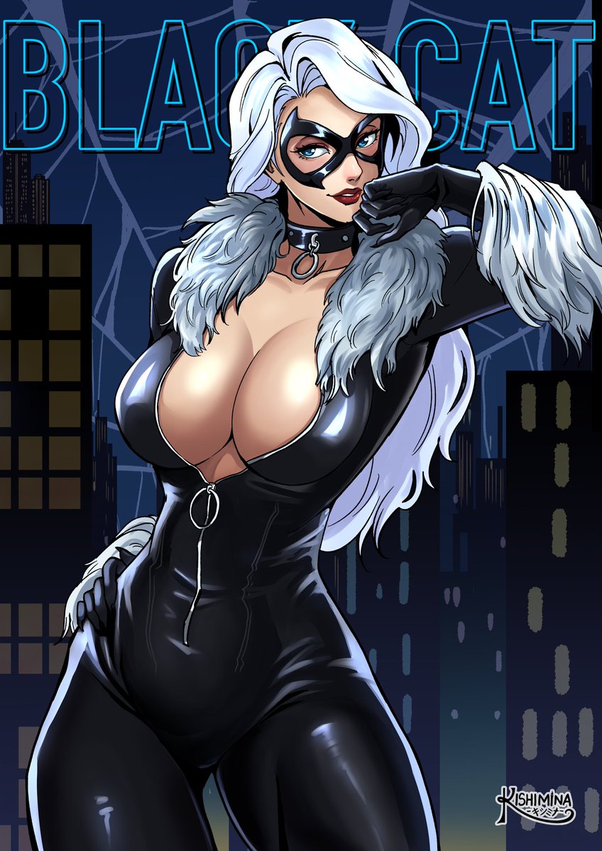 KishiminaZart's tweet photo. ARTTROBER 2026 Day 3 
Black Cat in action…

Prompt list by sir @Artgerm 

#blackcat #marvelcomics #marvel #arttrober #arttrober2026 https://t.co/cWputOLJOm