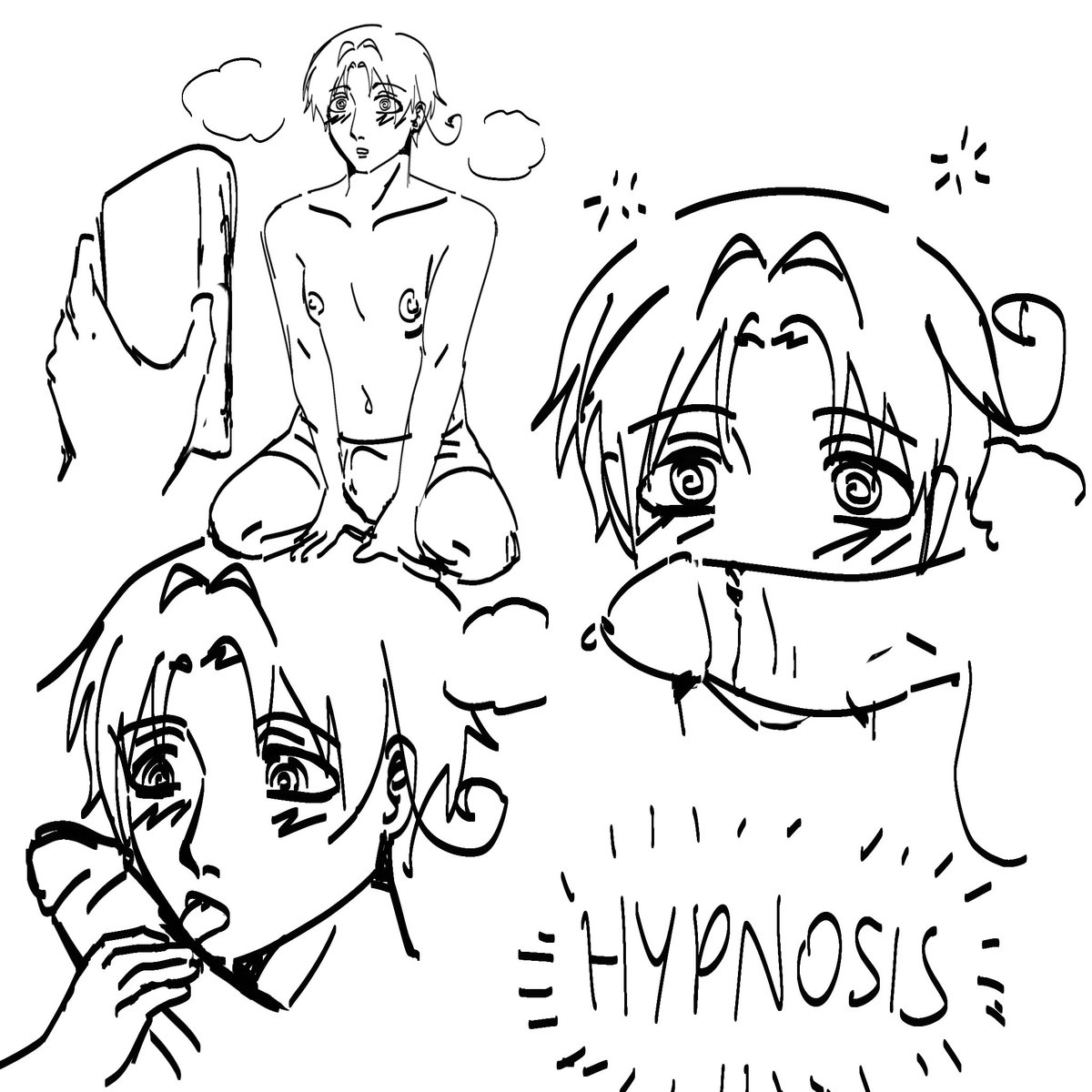 syphillismourn's tweet photo. Kinktober day 3: hypnosis https://t.co/QQ8XoaV76w