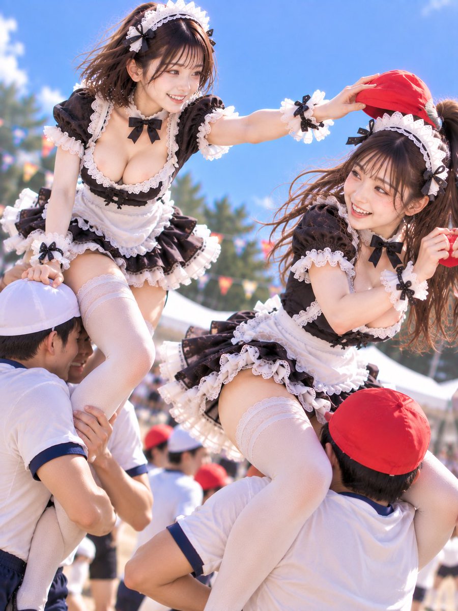 andLuminous4's tweet photo. 忘れられない、思い出。

#AI美女 #メイド #運動会 https://t.co/BqM1aU2rOk