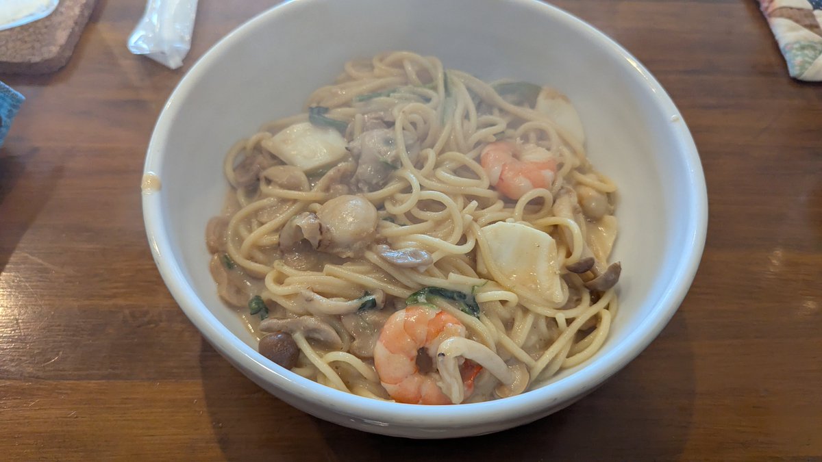 yoshiro1287's tweet photo. 白石のゆであげスパゲッティパスタ

とても美味だった https://t.co/Ly4CxLZuRo