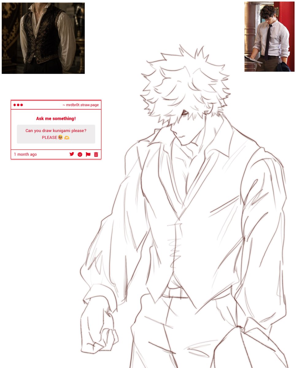 Mrdbr0t's tweet photo. I always draw him   #KunigamiRensuke #kngm #bllk https://t.co/KDZD5TvOyf