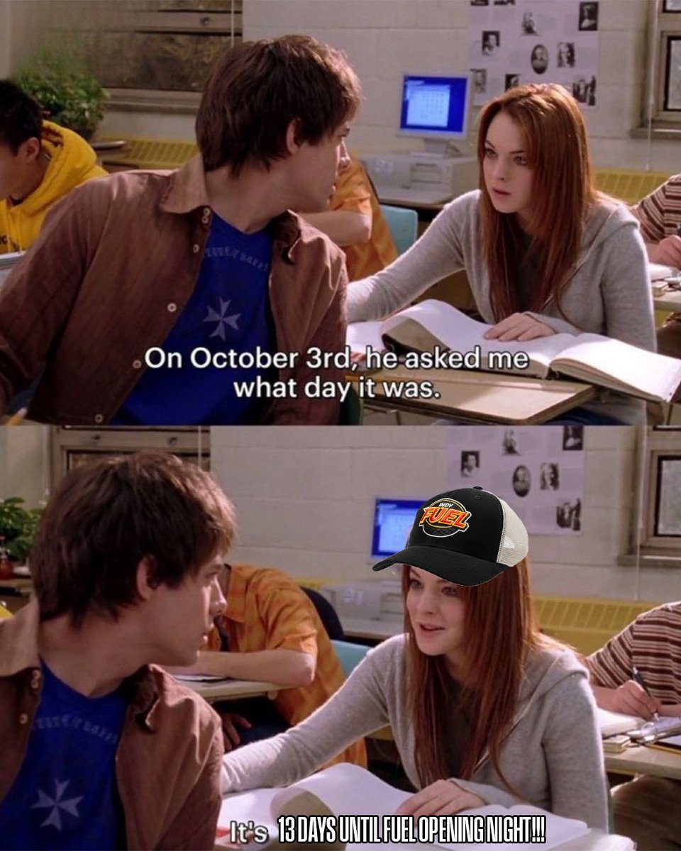 IndyFuel's tweet photo. Being a Fuel fan is soooooo fetch 💅

#IndyFuel | #FuelTheFire https://t.co/mdmbqCOznk