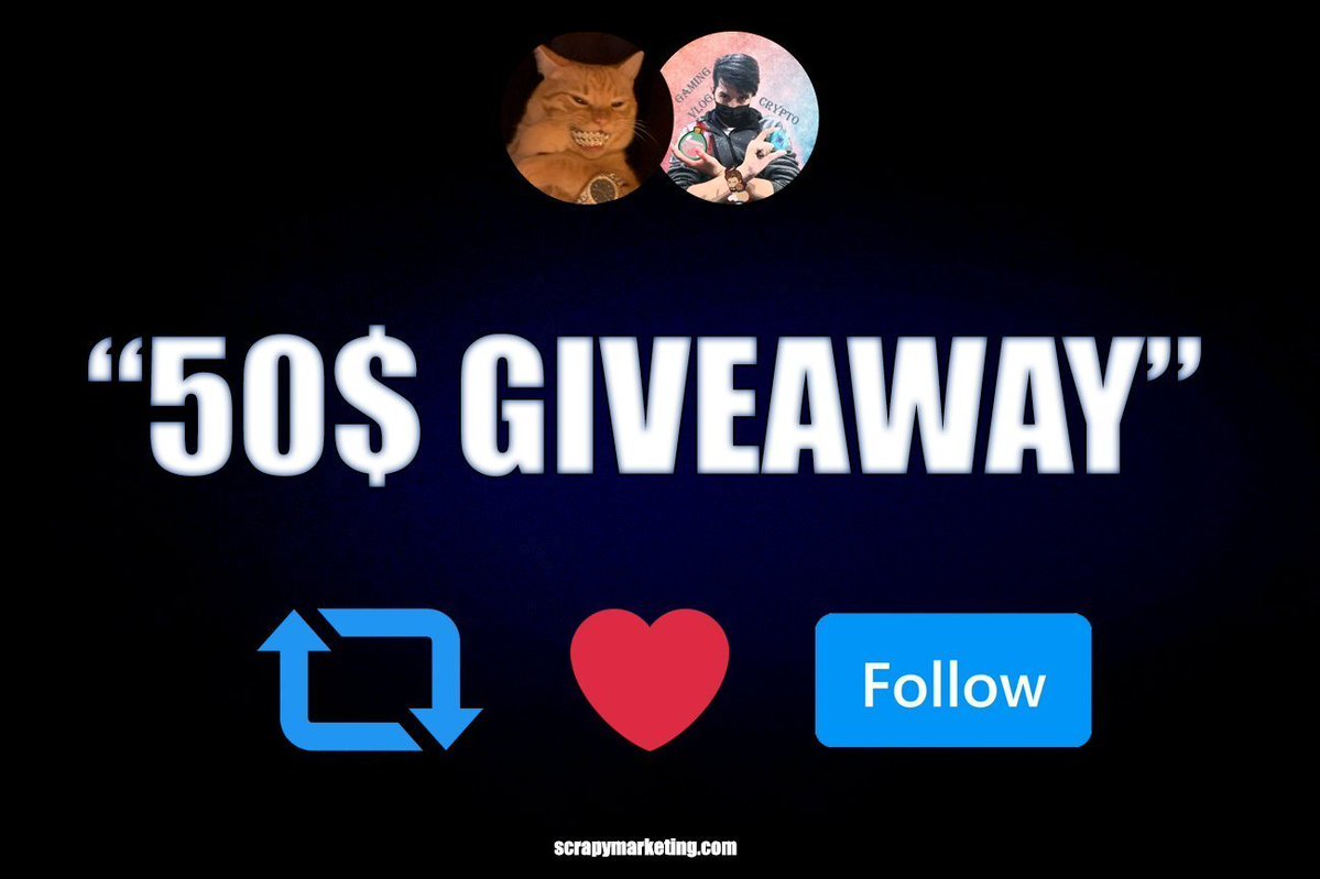 ScrapyCoCoTV's tweet photo. 🔥50$ $USDT CRYPTO GIVEAWAY🔥

To Enter:
✅Retweet &amp; Like
✅Follow @Slotswithshib @ScrapyCoCoTV
✅Subscribe &amp; Like ( https://t.co/LQ7ThnFrti ) SHOW PROOF
✅Tag 2 friends to join!

Rolling 5 days! 
Goodluck Everyone! https://t.co/5EZX6Yigez