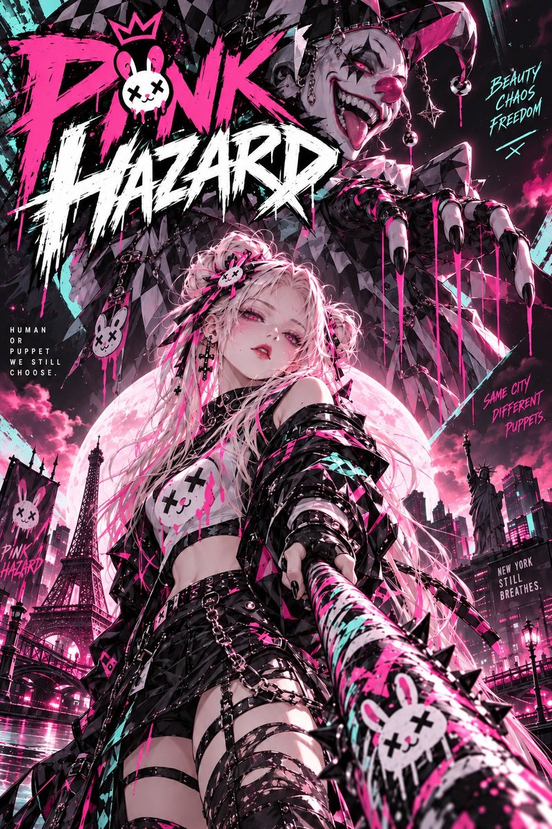 JaehoYangAuthor's tweet photo. 🩷 The virus was supposed to control everyone.
But Roxy didn’t obey.
Now the infection has given her something far more dangerous—freedom.
📖 PINK HAZARD
Available on Amazon Kindle, Apple Books &amp; Rakuten Kobo.
#PinkHazard #AmazonKindle #AppleBooks #Kobo #SciFiComics #Cyberpunk https://t.co/NW0CZVFSLr