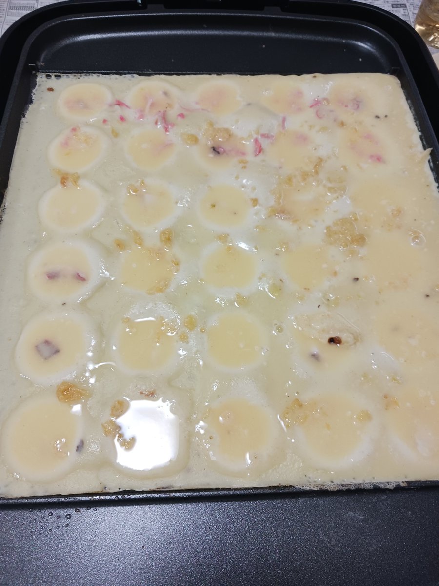 gennchann's tweet photo. 本日は巨人零封もとい、マジック0を祈念して勝利のタコ焼きを焼いておりました～。
念ずれば花開く。
しかしこれ見たら鉄板の熱伝導がようわかりますな。。。
#阪神タイガース https://t.co/vcD6JsBVql