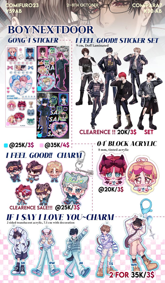 k_luv20_06's tweet photo. BOYNEXTDOOR &amp; CODEGEASS 

BND collab with @bbllinim 🍵 https://t.co/iNPH4xHibS