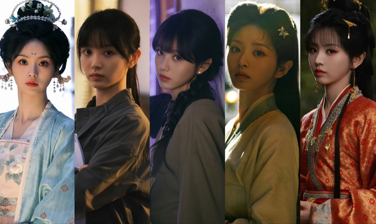 khyyooon's tweet photo. playing five character who are all different from each other in a year is CRAZY. that's why she is the GOAT https://t.co/VjFMFI8KSj