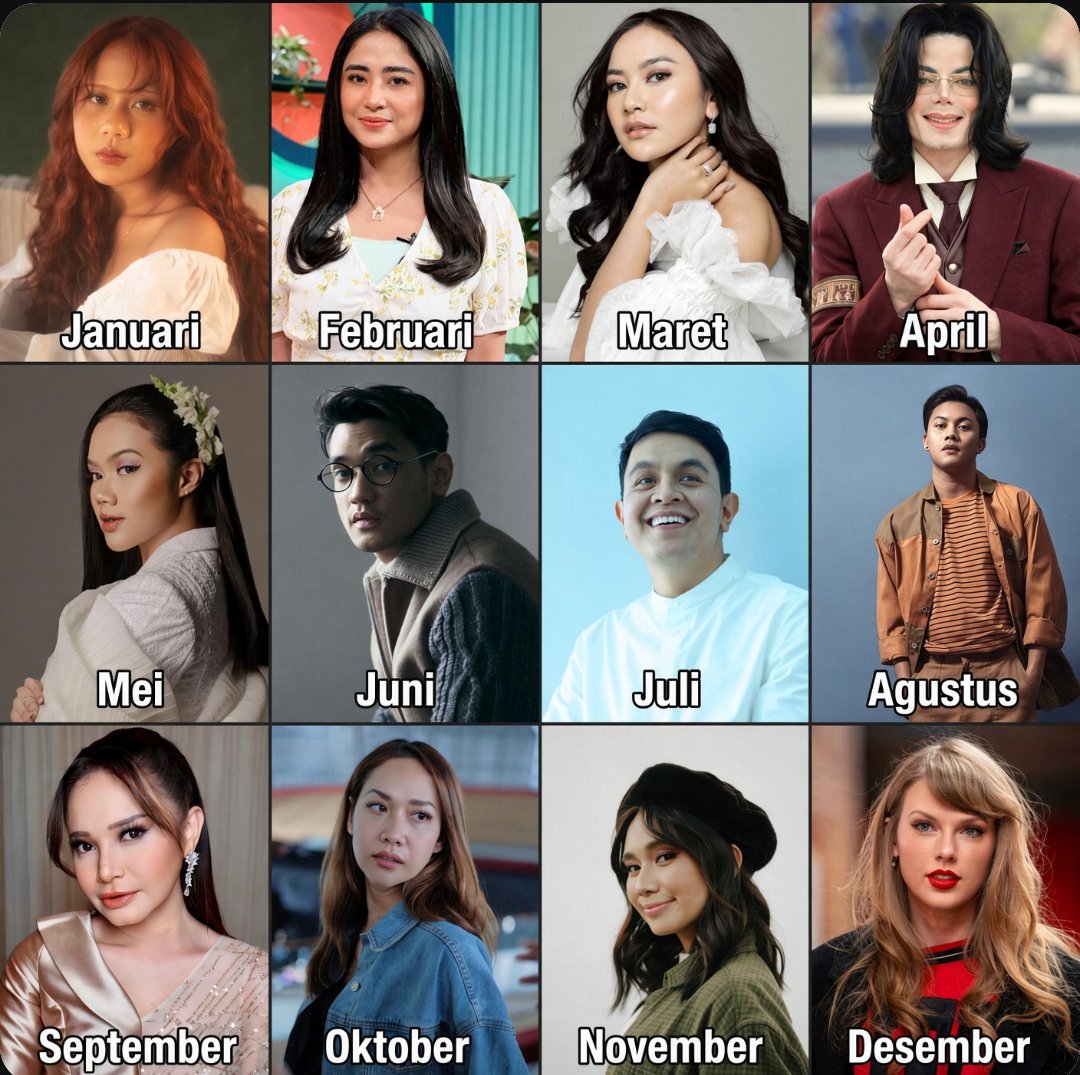 qrivasiii's tweet photo. Tanpa Googling, sebutin satu judul lagu penyanyi yang ada di bulan lahir kamu. https://t.co/gSwHUQnidF