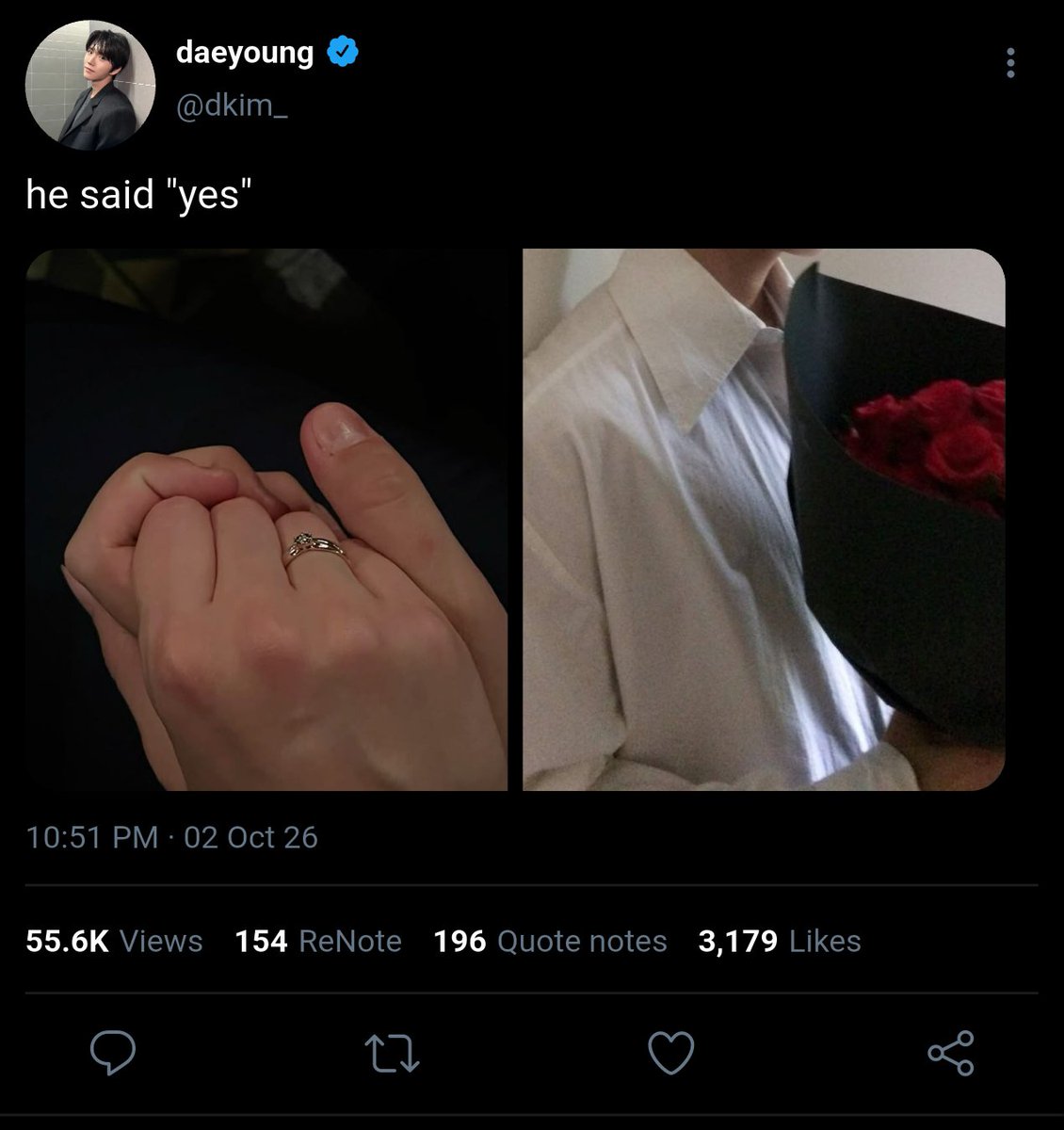 kimdaengiie's tweet photo. he said, “i want to live forever with you.”
#daengkul au

what if; daeng iku engaged https://t.co/nSGqEDS1Hv