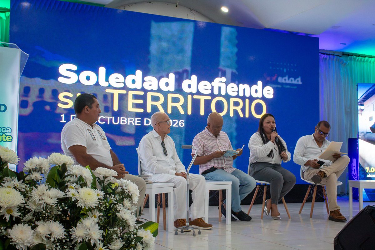 soledadalcaldia's tweet photo. 📍 Soledad defiende su territorio con argumentos técnicos, jurídicos y participación ciudadana.

La Alcaldía de Soledad socializó con la comunidad los fundamentos del proceso de deslinde y reiteró que continuará su defensa por las vías institucionales, con respeto por la ley y las entidades competentes.

Según los estudios citados por la administración, el análisis territorial reconoce una participación del 96 % para Soledad y del 4 % para Malambo en el área en discusión. 

Soledad somos todos💙💚