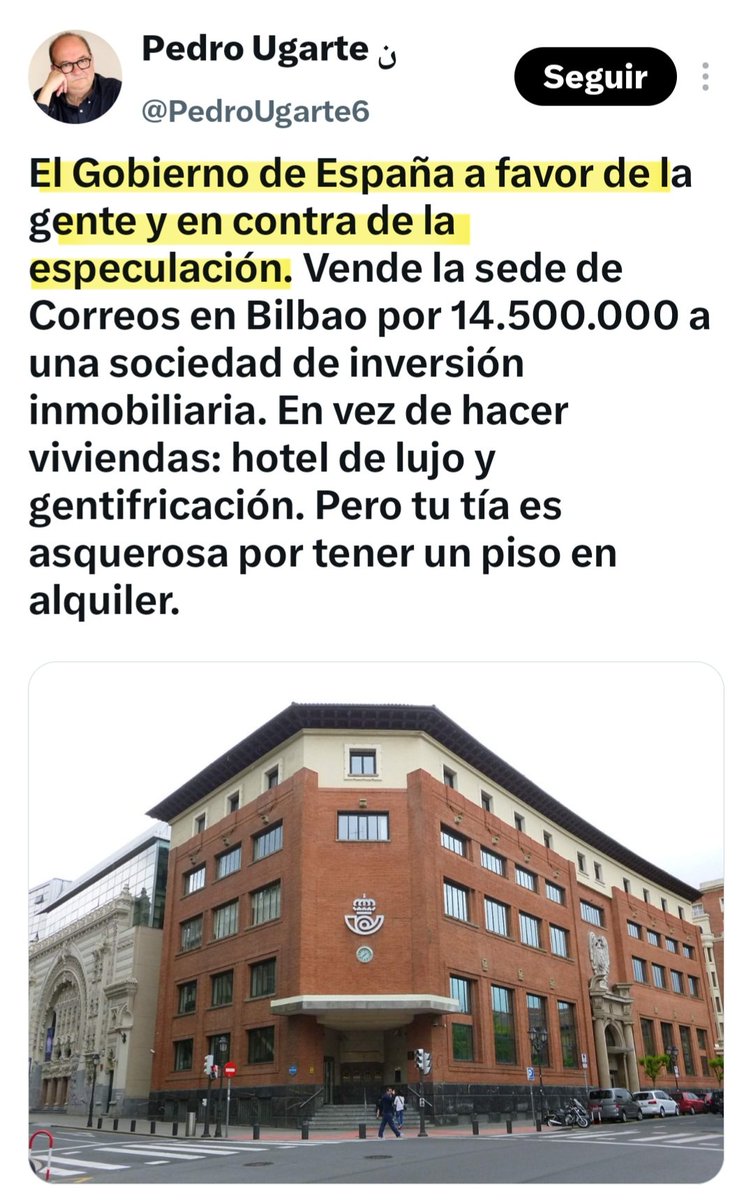 skaly2004's tweet photo. @TheObjective_es Menuda jeta. 
El Gobierno vendiendo propiedades del Estado a fondos buitre.
Y los decretos sí permitían al Estado deshauciar. https://t.co/TWyGV4XIo7