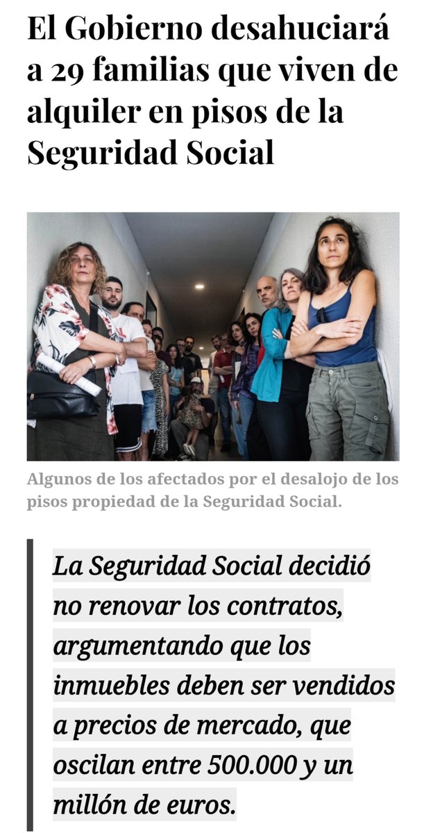 skaly2004's tweet photo. @TheObjective_es Menuda jeta. 
El Gobierno vendiendo propiedades del Estado a fondos buitre.
Y los decretos sí permitían al Estado deshauciar. https://t.co/TWyGV4XIo7