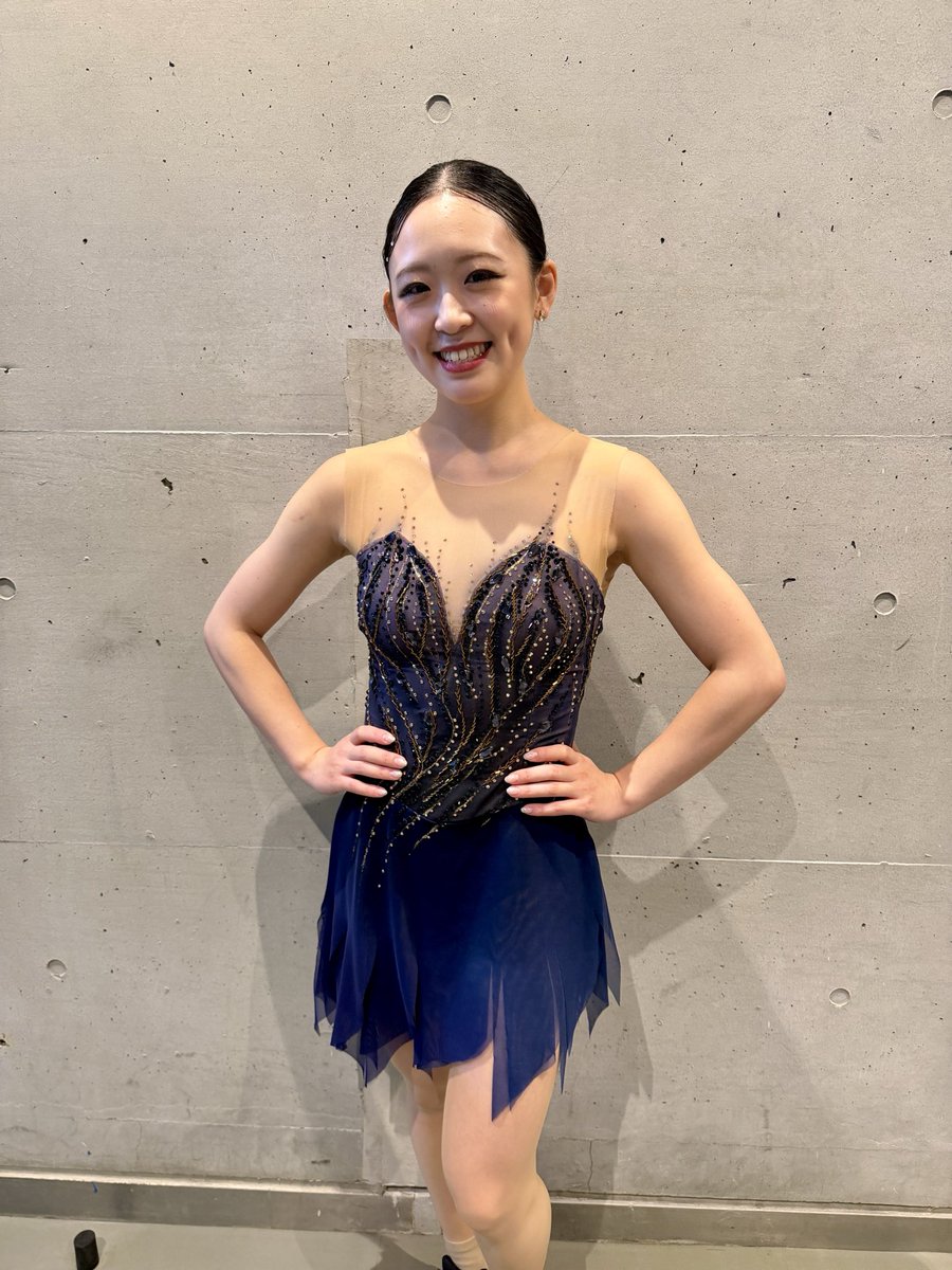 online_on_ice's tweet photo. ❄️東京選手権🗼シニア女子❄️
🥈 #青木祐奈 選手
FSで142.80をマークし合計219.91🙌
SPとはまた違う世界観で会場が包み込まれました🫧
「140出たことは少しびっくり😳
ステップはまだレベル3、スピンでもっと加点を取りたい🔥」
ここからさらに伸びしろあり👏

次戦はGPシリーズ🌎
🗣️ ショートとフリーでしっかり自分の
満足できる演技で両方笑顔で終わりたいので、しっかり練習していきたい❤️‍🔥

初めてのフランス🇫🇷
「パンが楽しみ☺️クロワッサンが食べたい🥐」
#figureskating  #FOD #フジスケ
 #全日本への道 
#YunaAOKI
📸新衣装の完成度は70%🤏
100%の衣装もお楽しみに🤗
