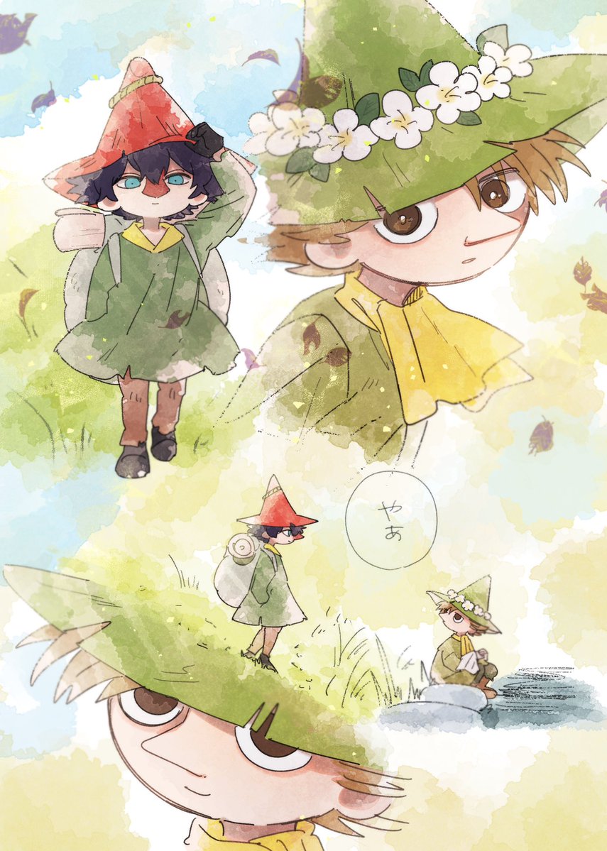 yuchan_asagi's tweet photo. ムムリク親子
(絵が描きたかっただけ) https://t.co/5rZrWjz3F8