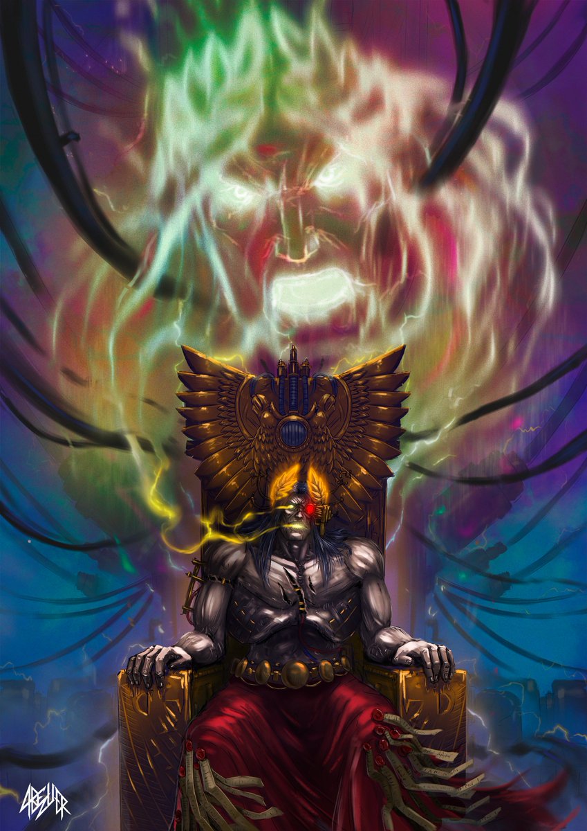 a_be_zver's tweet photo. Emperor of Mankind on the Golden Throne

commission https://t.co/qc0fM48R93