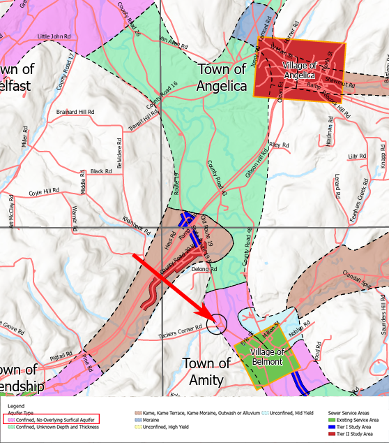offmeta's tweet photo. I haven't heard the developer make this point, but out of curiosity I pulled the local aquifer map. And the proposed site sits perfectly inside a confined non-surficial aquifer zone! 

So literally next to freeway (loud), in a non-leaching zone, in what used to be a vehicle repair lot (loud). And people are still against it and believe misinformation like that it consumes lots of water. 

Worth mentioning this site would also enhance the county's grid (and potentially lower prices). No energy storage exists for the decently large solar site(s) located in the county. When you produce excess power; but have weak infrastructure, power goes to waste. Put simply a BESS helps with smoothing and storing that power. New York knows it needs these systems and has been standing a bunch up. They have a goal of 6 Gigawatts of storage by 2030.

All in all, more needs to be done to educate people. Even conventional technical people don't know much about this topic, it is sorta niche. So you can't really blame rural non-tech people for not knowing how battery storage systems work. It's actually a good use case for AI video gen. As it makes it easier to produce and distribute informative mainstream content. 

Reindustrializing America and thereby dominating the pivotal years to come depends on a unified and power/compute-pilled populace.