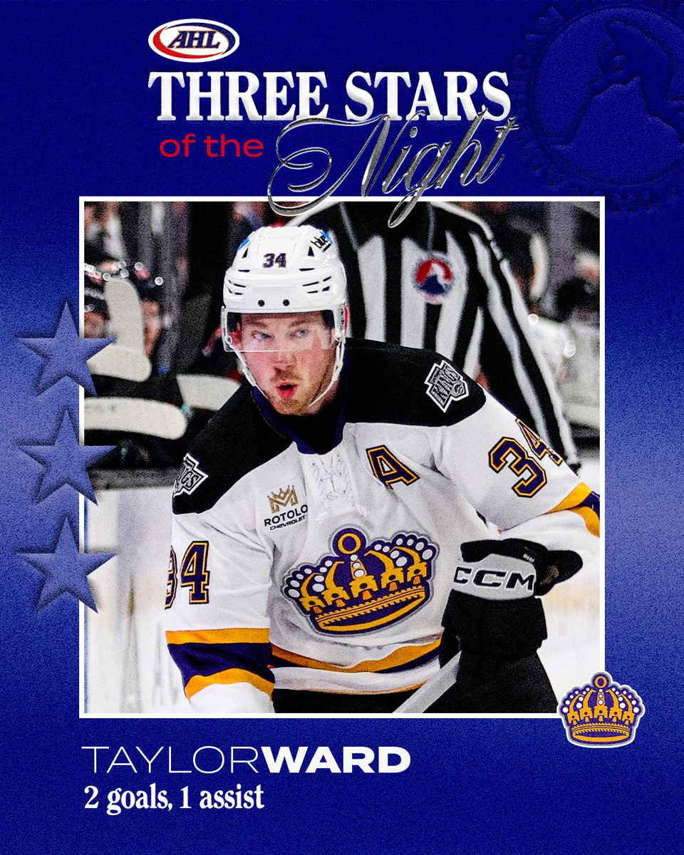 TheAHL's tweet photo. The #AHLOpeningNight Three Stars of the Night ⤵️ 

⭐️ Mitchell Chaffee @hammersahl 
⭐️⭐️ Matt Villalta @AmerksHockey 
⭐️⭐️⭐️ Taylor Ward @ontarioreign https://t.co/eTOsfzYSRO