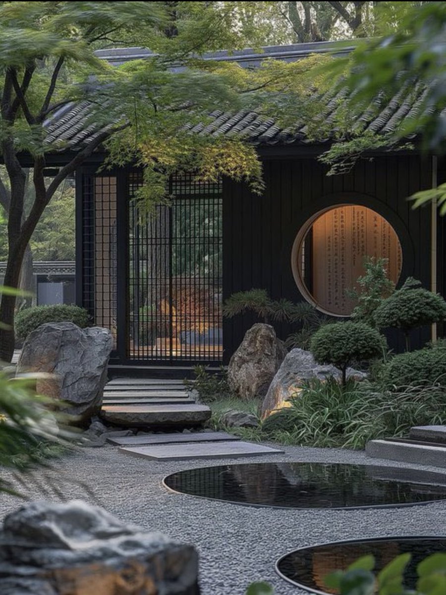 sekarwangikuu's tweet photo. imagine coming home to this Japandi garden https://t.co/jx1QNdHAsM