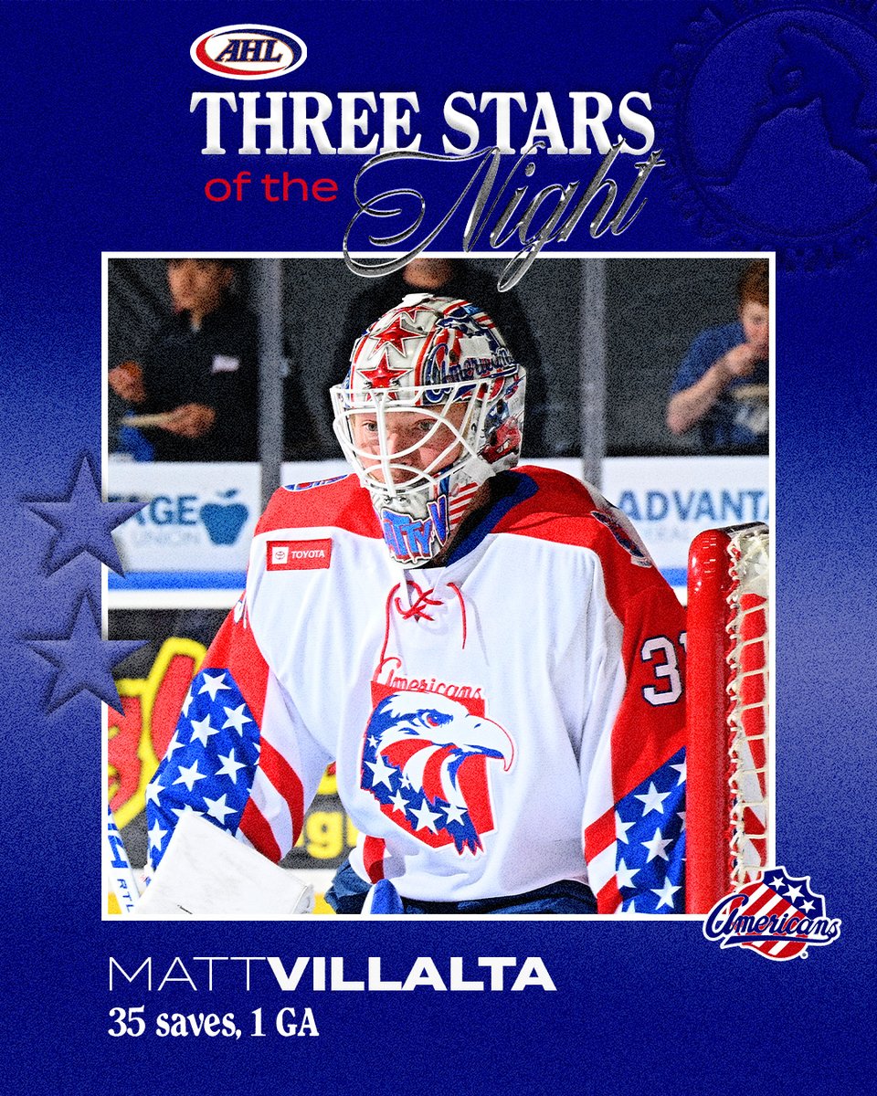 TheAHL's tweet photo. The #AHLOpeningNight Three Stars of the Night ⤵️ 

⭐️ Mitchell Chaffee @hammersahl 
⭐️⭐️ Matt Villalta @AmerksHockey 
⭐️⭐️⭐️ Taylor Ward @ontarioreign https://t.co/eTOsfzYSRO