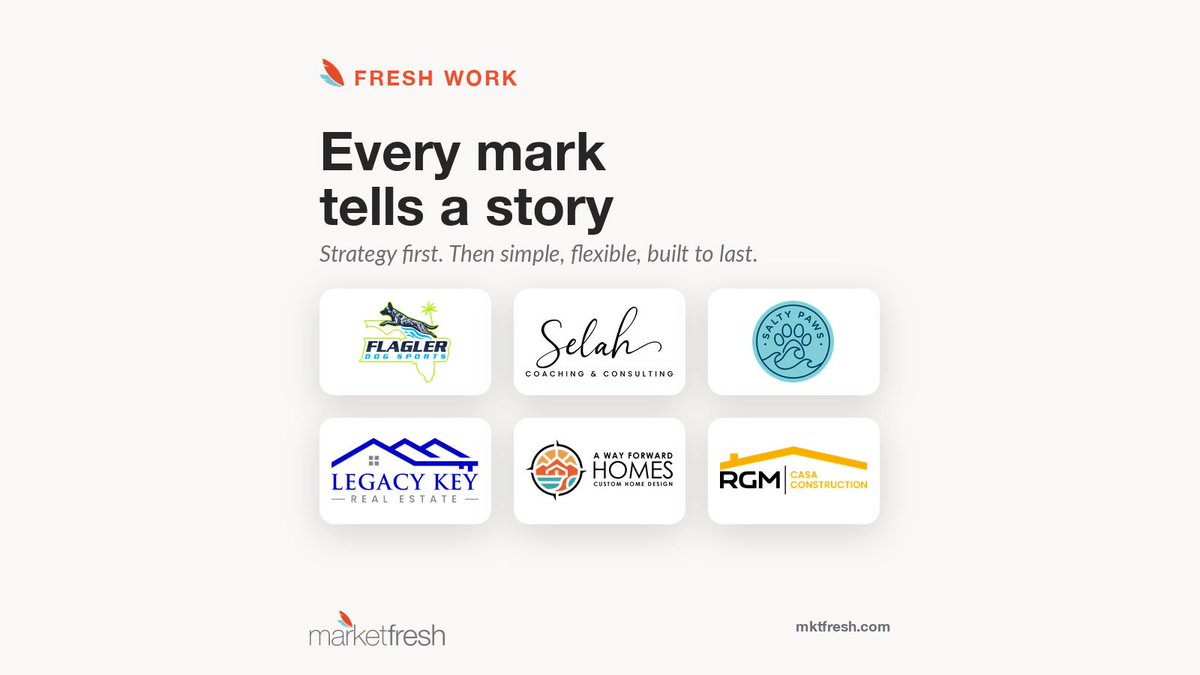 mktfresh's tweet photo. A logo isn't a drawing. It's a decision.

Who you serve. What you stand for. How you want to be remembered.

Answer those first. Then design. 🌱

#LogoDesign #Branding https://t.co/JGQBnV4mOO