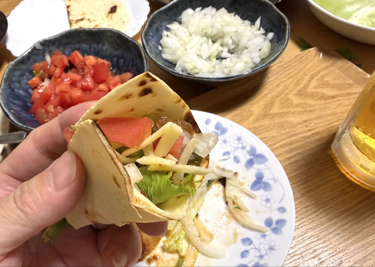adon0609's tweet photo. 自分メモ

サタデーナイト は…

メキシカン で キメるッ‼️🌮🍺

#自炊メシ
#男子ごはん https://t.co/9MeSQOPdnV
