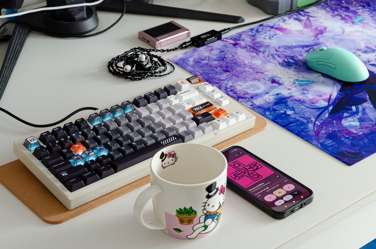 aadihsoy_'s tweet photo. This is what I currently use:
@Luminkey Luminkey75 Ultra HE Keyboard + @Omnitype_  Heron HE switches
@AtkGear  A9 Mini+ Mouse
@1337GEARGG  Shion Glasspad
@juzearaudio  Defiant IEM + @lizerlab Revjet tips+ @Kiwiears2020  Black Terra Cable
@TrnAliExpress Black Pearl DAC
@FIIO_official Snowsky Echo Mini
Luminkey recently upgraded their web software and i really enjoy how much cleaner and functional it is.
