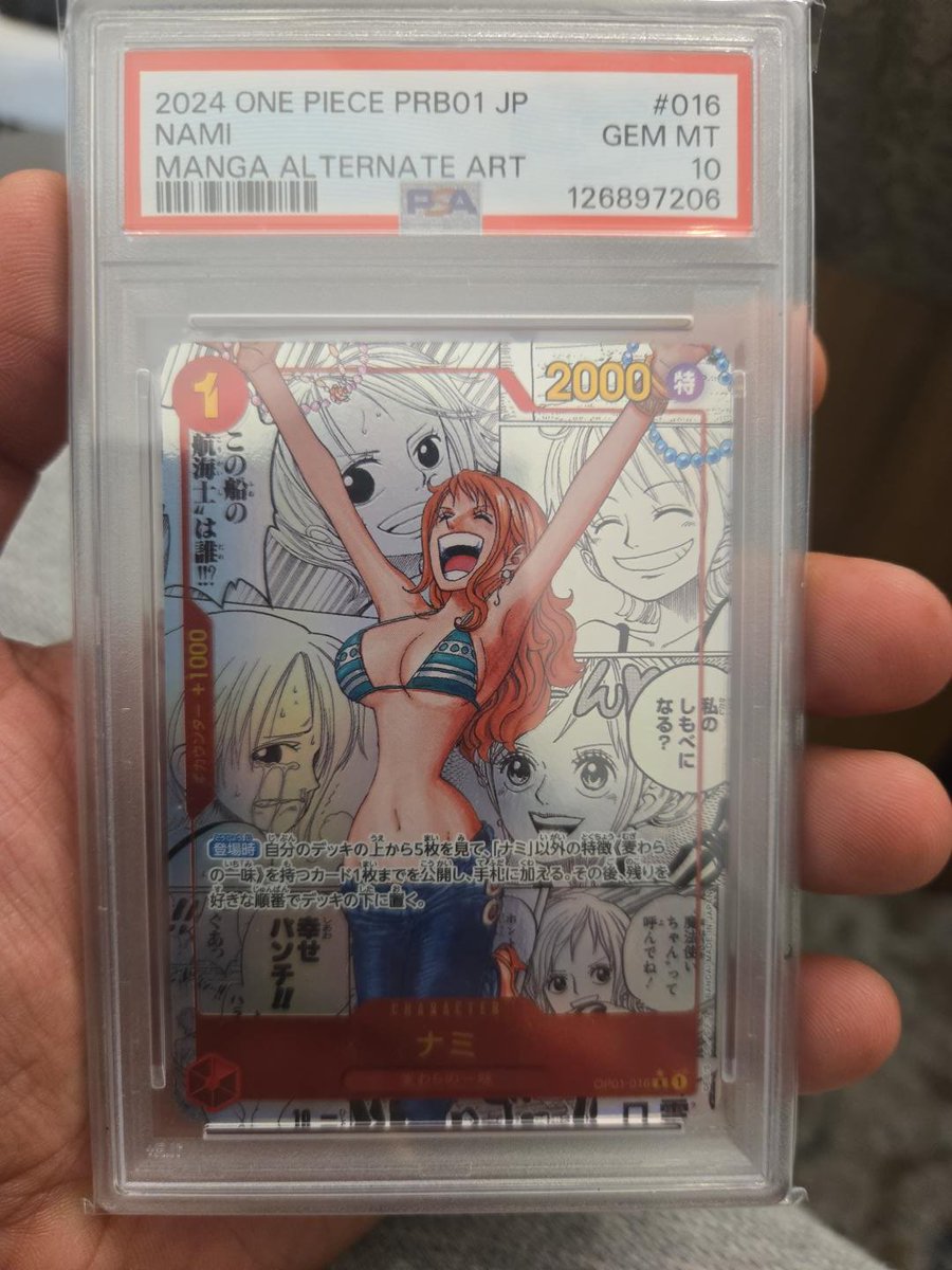 randomfights89's tweet photo. NAMI MAMI MANGA !!!!! PSA 10 #ANIME #ONEPIECE #LADIES https://t.co/SJcBDnqC2E