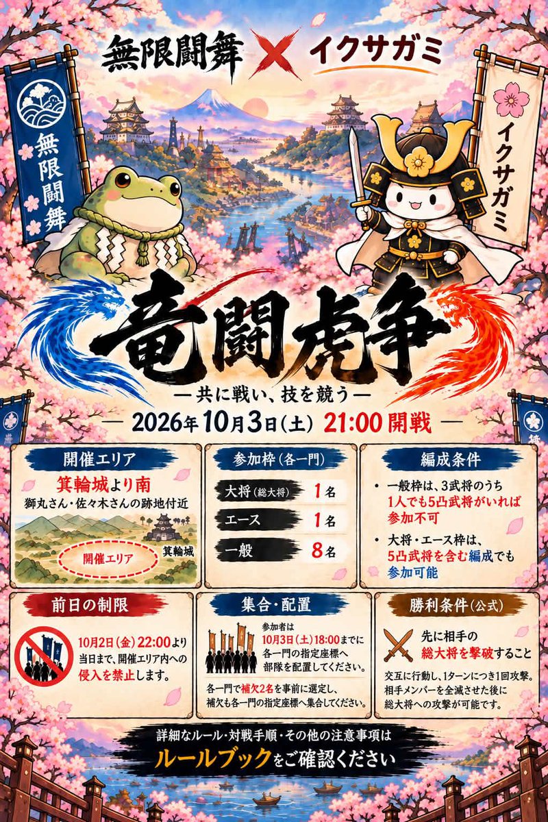 moru_smith's tweet photo. イクサガミさんと共催のもと
竜闘虎争セクションBを執り行いました✊

#信長の野望真戦 #乱世の争い https://t.co/cA9H1Fcpjg