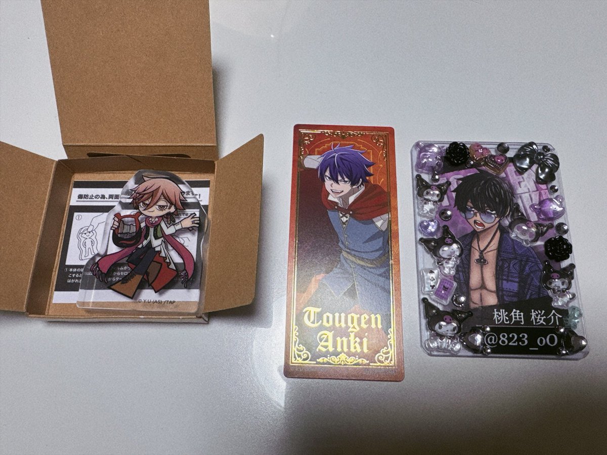 823_oO's tweet photo. 【交換】
 桃源暗鬼 冒険譚フェア ころっと 特典 箔押ししおり
 
求┊︎ころっと❥桃角 
        特典❥桃華
譲┊︎ころっと❥花魁坂
        特典❥一ノ瀬
 
池袋手渡しor郵送

お気軽にお声掛けください꒰ ᐡᴗ͈ ·̫ ᴗ͈ ꒱ ◝✩ https://t.co/6lKC0vmjq8
