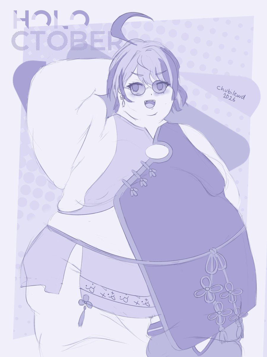 chubilewd's tweet photo. # holoctober day 3 👧 https://t.co/UsaFdk9Ir0