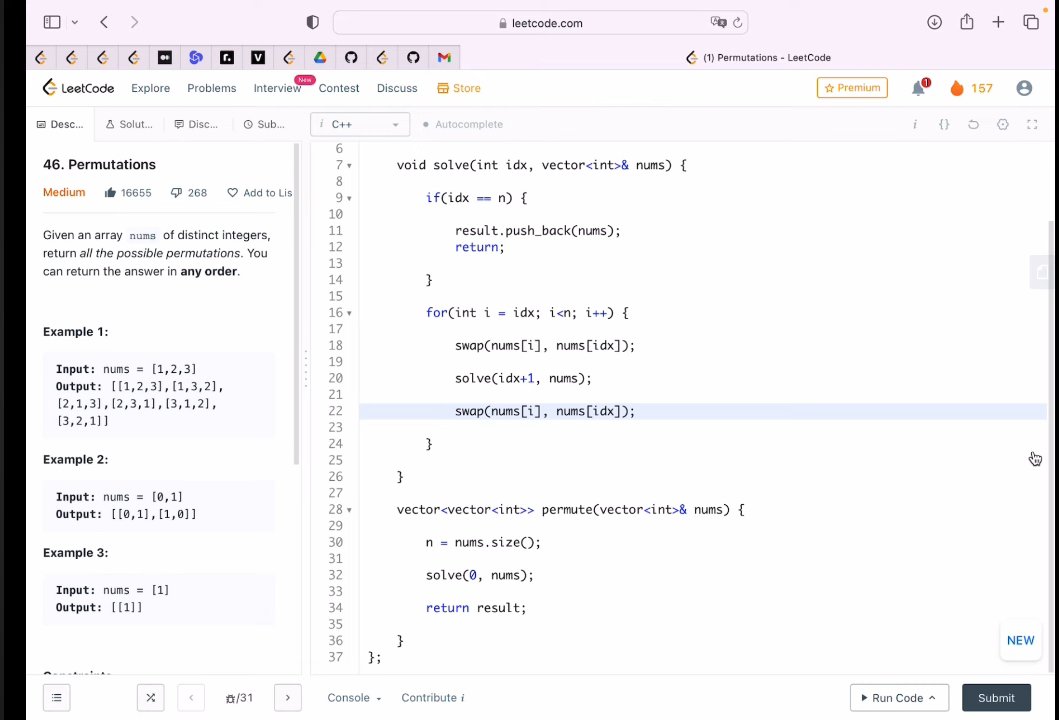 AzadKumar161440's tweet photo. 🚀 Day 154 | 200-Day Coding Challenge

💡 Permutations | Intuitive Backtracking | LeetCode 46

🔥 Day 154/200 — Consistency over perfection!

#LeetCode #LeetCode46 #Permutations #Backtracking #DSA #CodingChallenge #200DaysOfCode #100DaysOfCode #DataStructures #Algorithms https://t.co/cjVl9DkVge